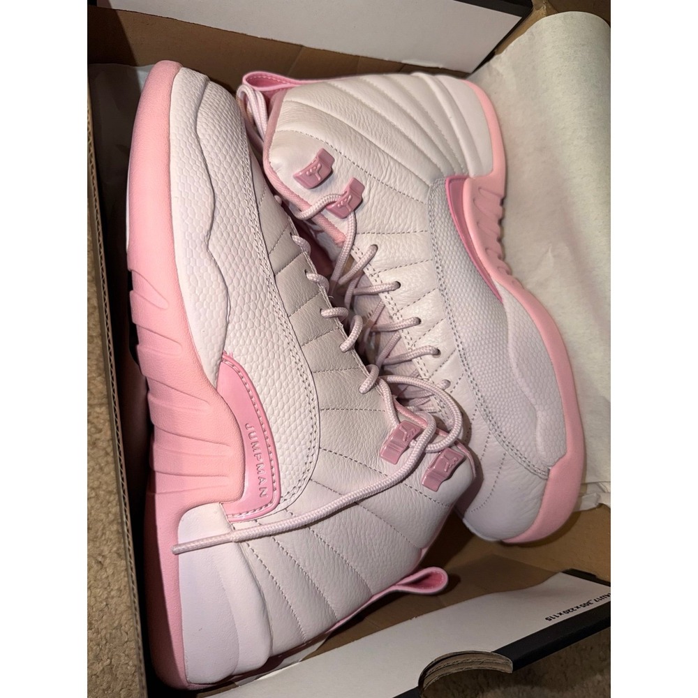 Air Jordan 12 Retro GS 510815-600 Pink – Size 7Y (Women ~8.5) – DEADSTOCK - Picture 7 of 9
